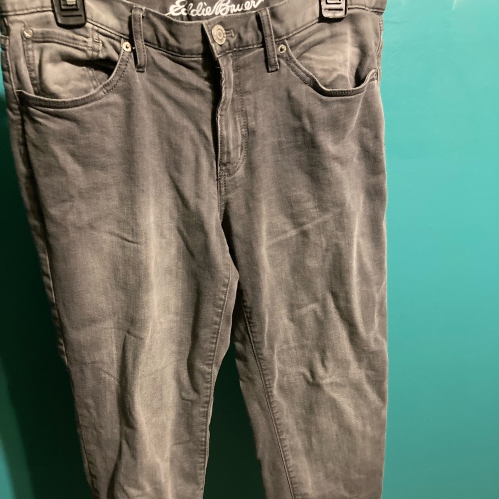 W's Flannel Lined Eddie Bauer Jeans, size 6